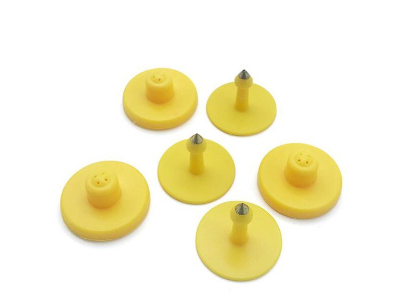 RFID家畜管理追蹤標簽 無源圓形動物耳標